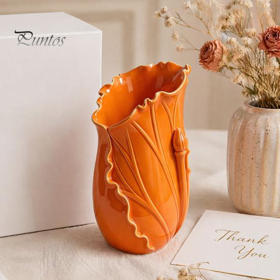 Sustainable Office Stationery Storage Lotus Leaf Pen Holder, Decorative Pencil Modern Eco-conscious Holder Desk Organizer for Supplies Makeup Brushes