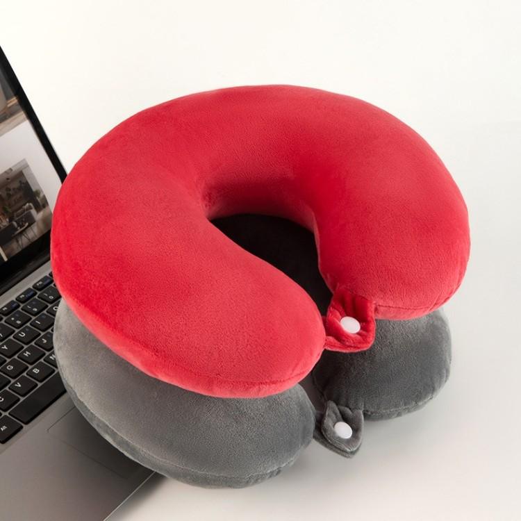 U-Shaped Neck Support Pillow with Custom Logo for Travel, Car, Airplane, & Office Naps