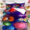 Inside Out Cartoon Duvet Cover Set, 100% Polyester, Cozy Home Bedding, Perfect Gift For Kids Bedroom
