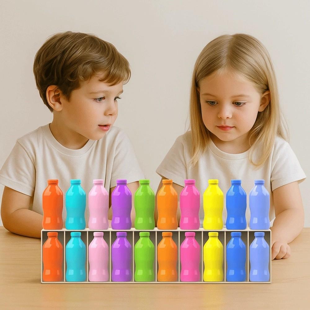 Creative Bottle Matching Game Logical Thinking Color Matching Sensory Game  Boys Girls