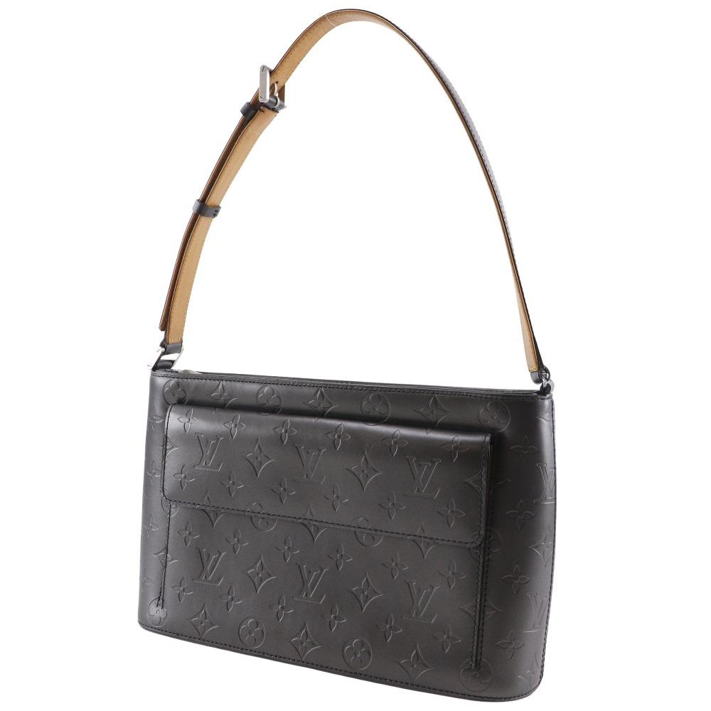 Louis Vuitton Monogram Shoulder Bag M55122 Alston Noir Monogram Mat Unisex Used