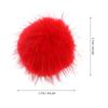 2Pcs Pom Pom Balls Soft Faux Hair Accessories Keychains Bag Charms Shoes Clips 4.5cm DIY Pompoms Crafts Decorations