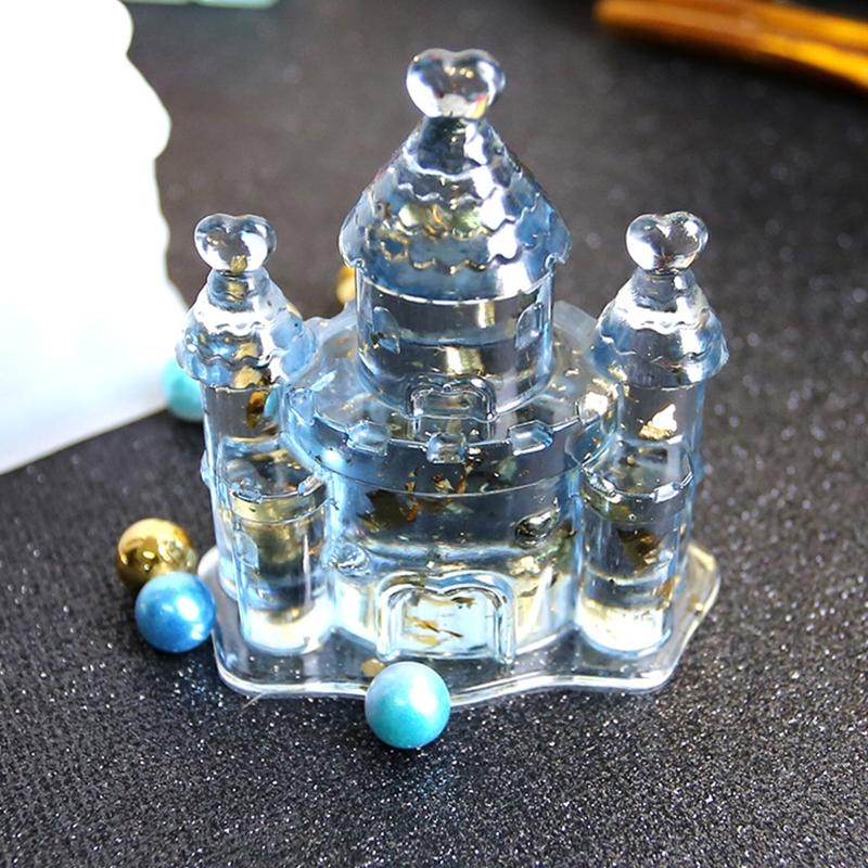 Exquisite Castle Resin Molds Epoxy Casting Fairy Land Mold Silicone Soap Jewerly Making Mould DIY Art Craft Home Decor