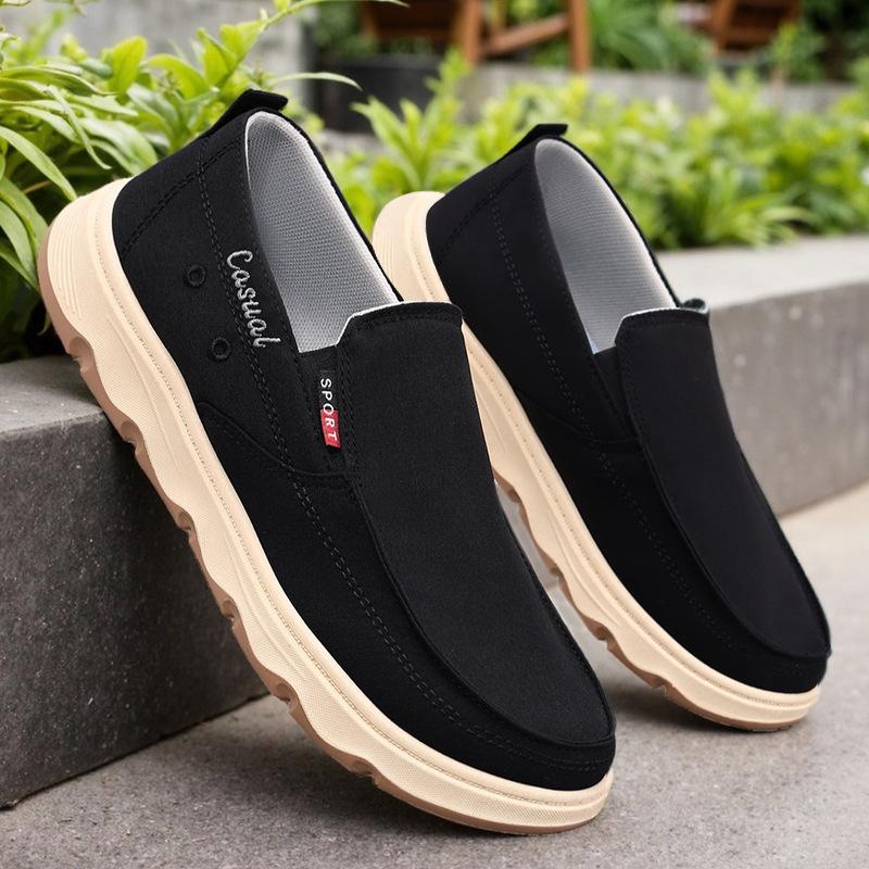 Old Beijing cloth shoes men's new summer comfortable and breathable soft-soled non-smelly feet soft-soled men's shoes casual tooling shoes