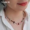 Bohemian Ethnic Beaded Necklace for Women – Light Luxury, Niche, High-End Clavicle Chain, European and American Style Jewelry.