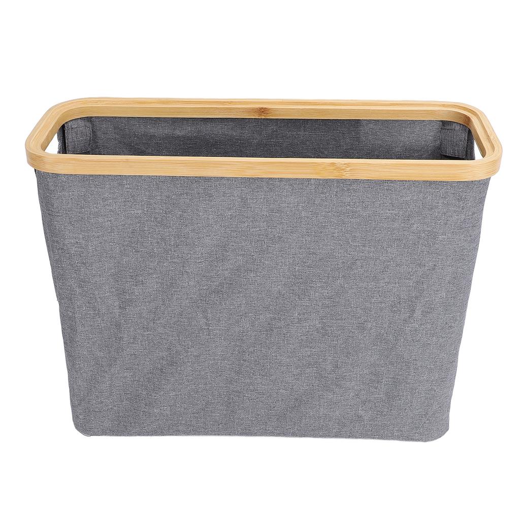 Toilet Paper Storage Basket with Lid Handle Foldable Standing See Through Window Toilet Paper