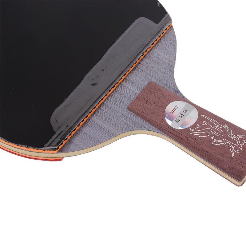 DHS Ma Long Hurricane Long 5 Straight Handle Table Tennis Racket Gift Set