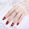 Sliver Rings Shining Classics Zircon For Women Wedding Engagement Jewelry Fashion Luxury Gift High Quality R168