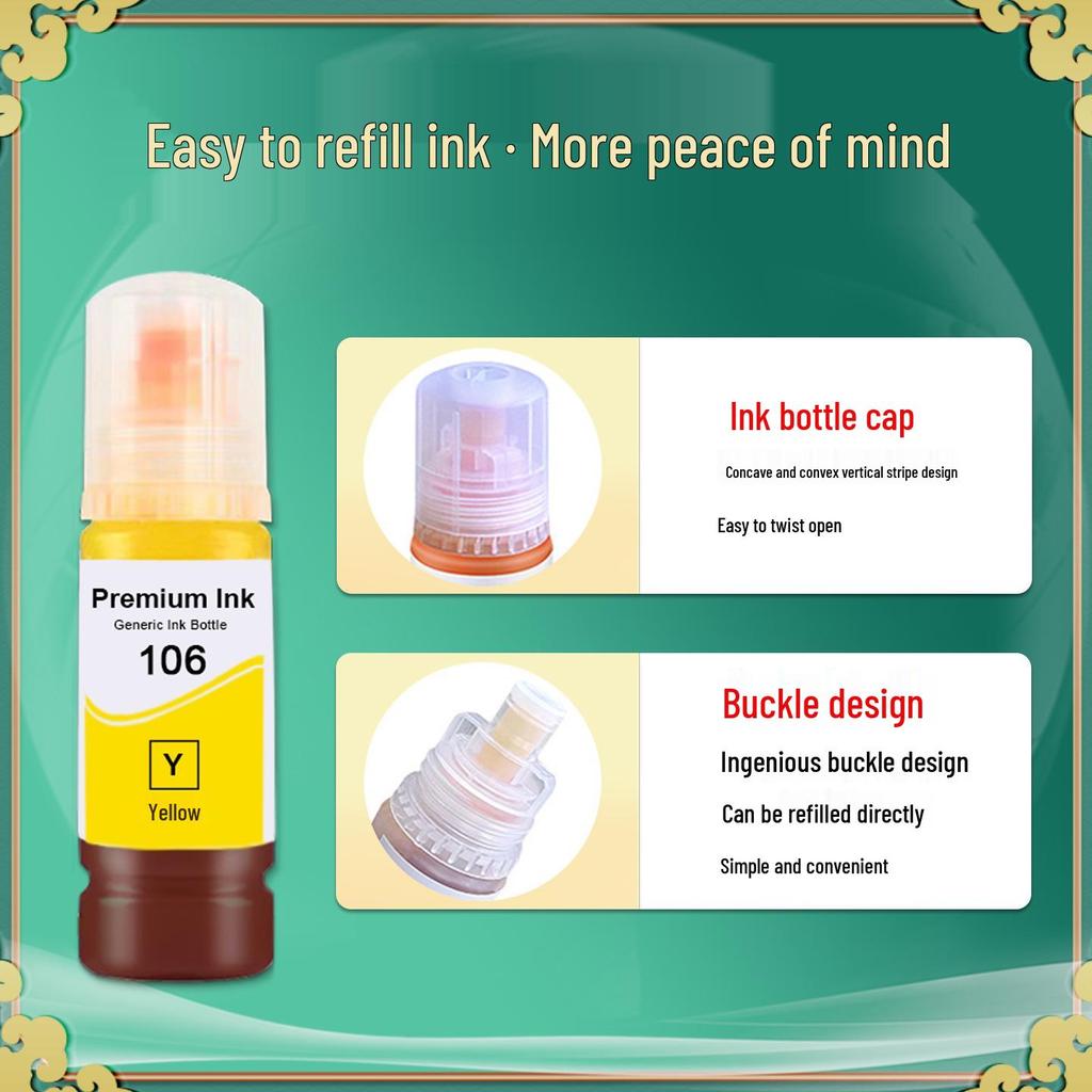 Compatible Refill Ink for Epson ET-2700, ET-2750, ET-3700, ET-7700, ET-7750