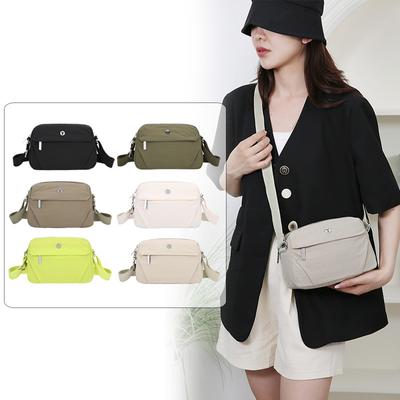 New Women's Bag Multi-layer Lightweight Messenger Bag Women's Shoulder Backpack Casual Mobile Phone Bag Diagonal Span Small Bag