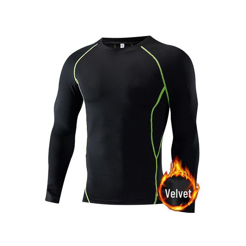 Children's Winter Fleece-lined Quick-dry Football Training Suit – High Elastic, Warm Sports Base Layer