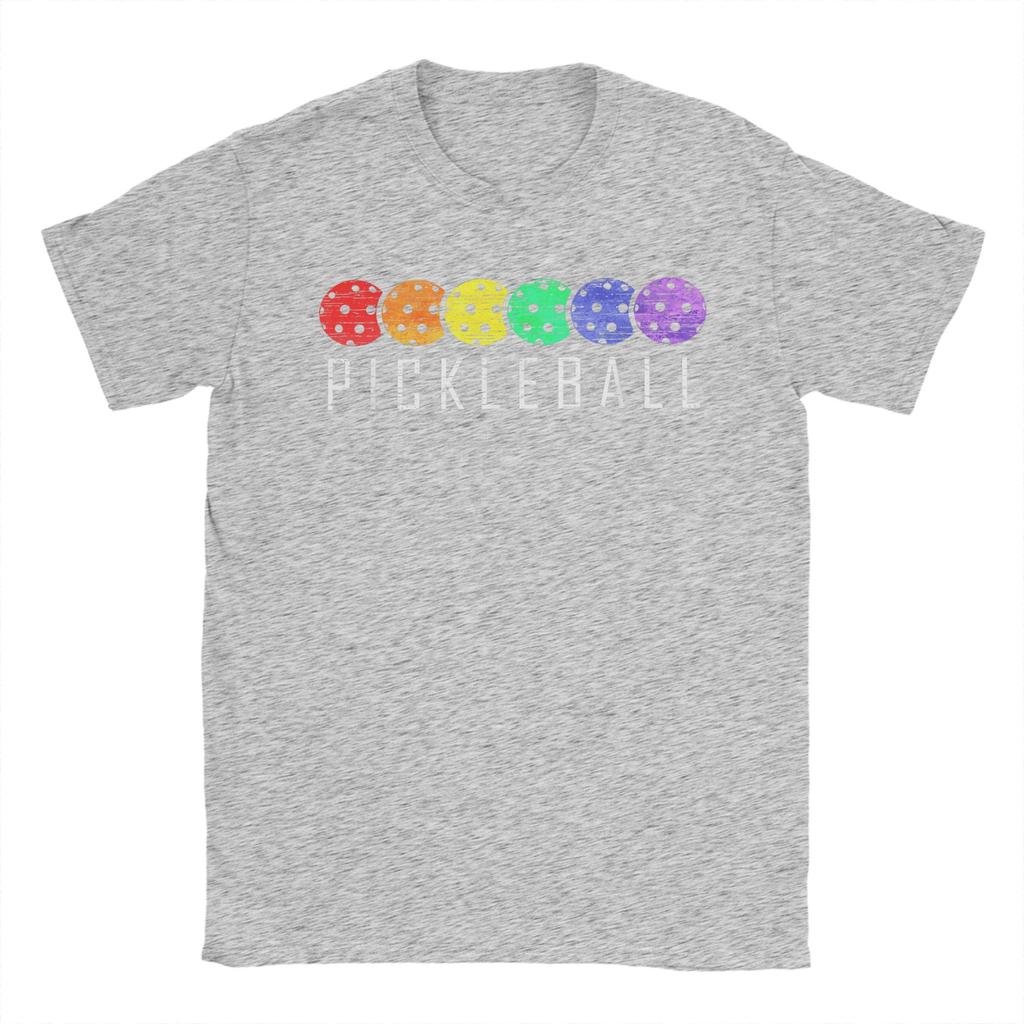 Unisexs TShirt Pickleball Funny Paddle Sports Player Creative 100 Cotton Tees Short Sleeve T Shirt Round Collar Tops Unique