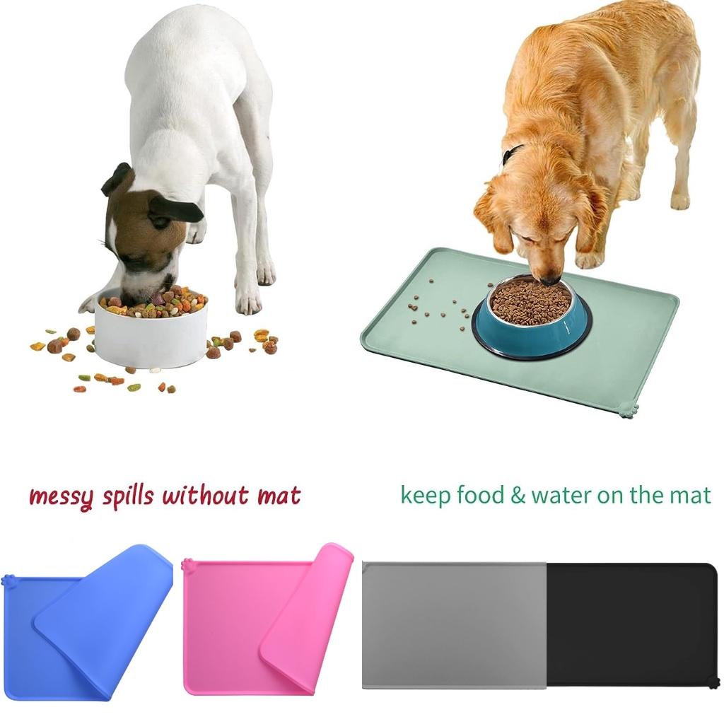 48*30*2cm Silicone Pet Mat Anti-spill Dog And Cat Feeding Mat