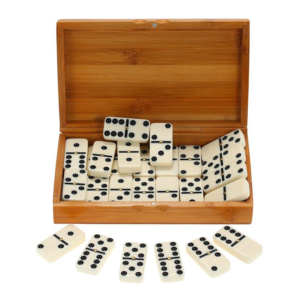 Docooler Dominoes Double Domino Set Recreational Toy for Kids and Adults