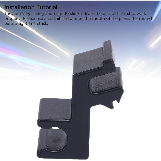 5 Stück Stützstangen-Clips Set, Abdeckung Zugstangen-Haken, Ersatzteile Kompatibel für Undercover Hard Folding Ladefläche