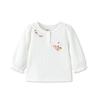Balabala Girls' 100% Cotton Long-Sleeve Graphic Tee
