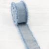 New 1.5Yards Denim Ribbon Blue Cowboy Solid Color DIY Sewing Crafts Hairclip Bows Jeans Cloth Fabric Bridal Bouquets