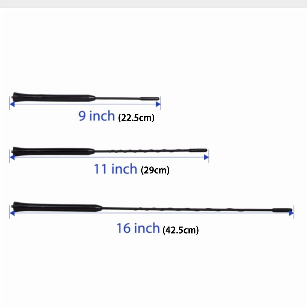 Whip AM/FM Screw Universal Car Antenna Modified Antenna Auto Roof  Aluminum