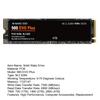 980 EVO Plus 1/2/4TB PCIe 4.0 M.2 NVMe TLC SSD Швидкість до 7300 МБ/с Читання 6800 МБ/с Запис Внутрішній твердотільний накопичувач для обчислень штучного інтелекту, ігор