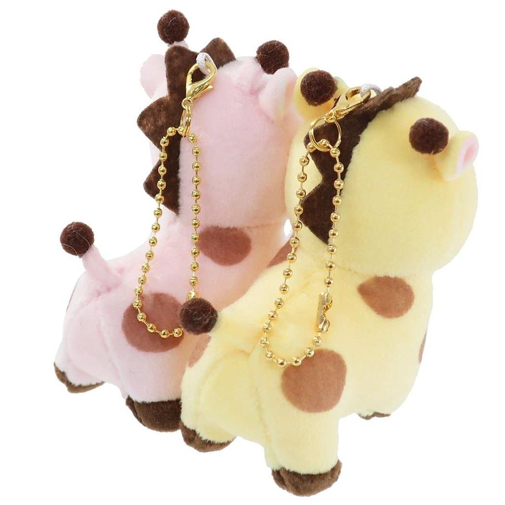 Mascot Keychain [Pair of Plush Toys with Ball Chain] Nico PlushGiraffe
