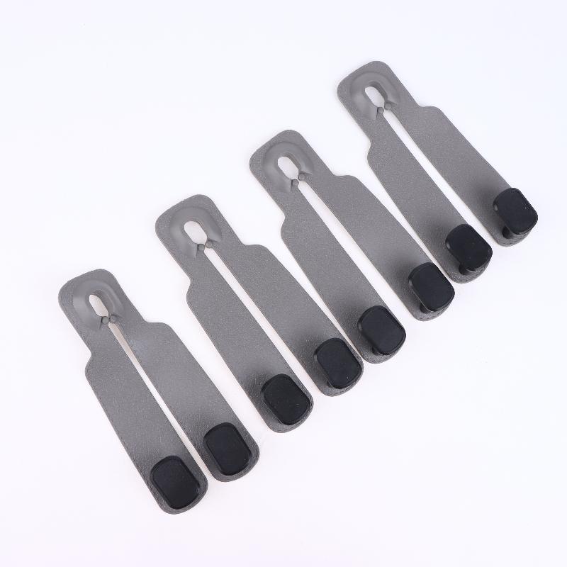 4Pcs Double Hook Car Hook Car Headrest Hooks Hanger For Bags Organizer Holder Clips Auto Fastener Hooks Car