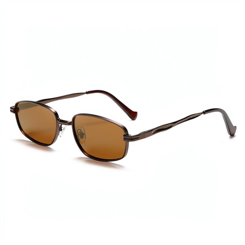New Personalized Small Frame Polarized Sunglasses Punk Sun Glasses Women'S High-End Street Photography Trend Outdoor Metal Frame