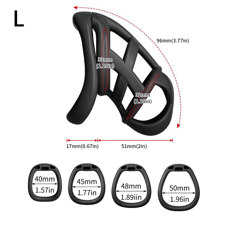 Male Chastity Cage Sex Toys Sissy Femboy beginner flat chastity cage belt Cock Cage man Urethra lock Penis Rings Men Adult Goods
