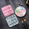 Christmas Themed Baking Mold Cake Silicone Mold for DIY Crafting Candy Fondant Molds Cupcake Chocolate Toppers Decor