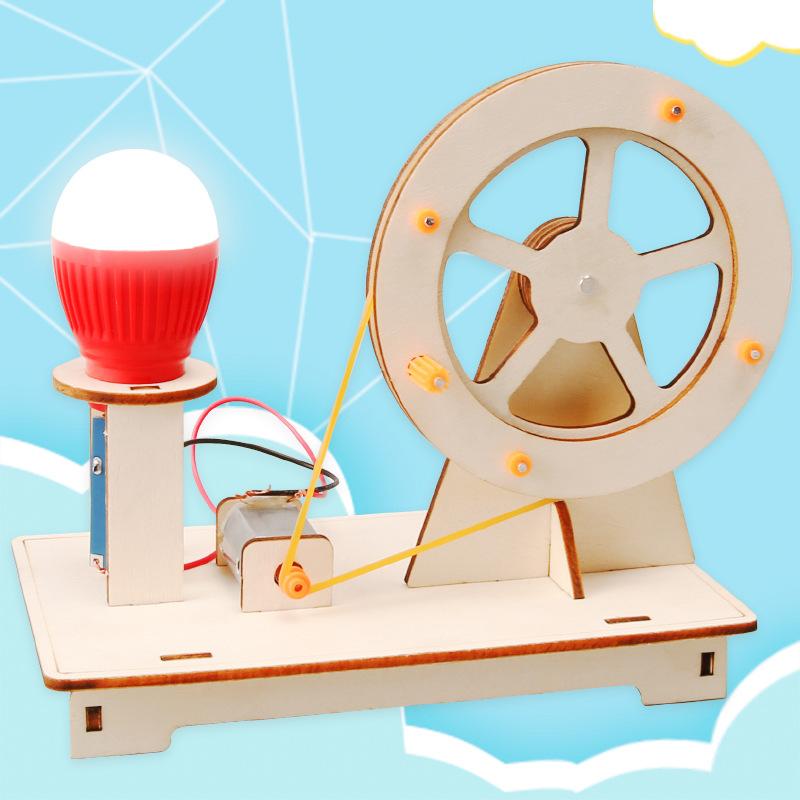 Scientific Experiment Manual Generator DIY Physics Children Educational Manual Toys STEM Experiment Hands-On Ability Tools Gifts