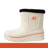 Ladies' Anti Slip Waterproof Warm Cotton Shoes Snow Boots Kitchen Outdoor Car Wash Cold Storage Work Shoes