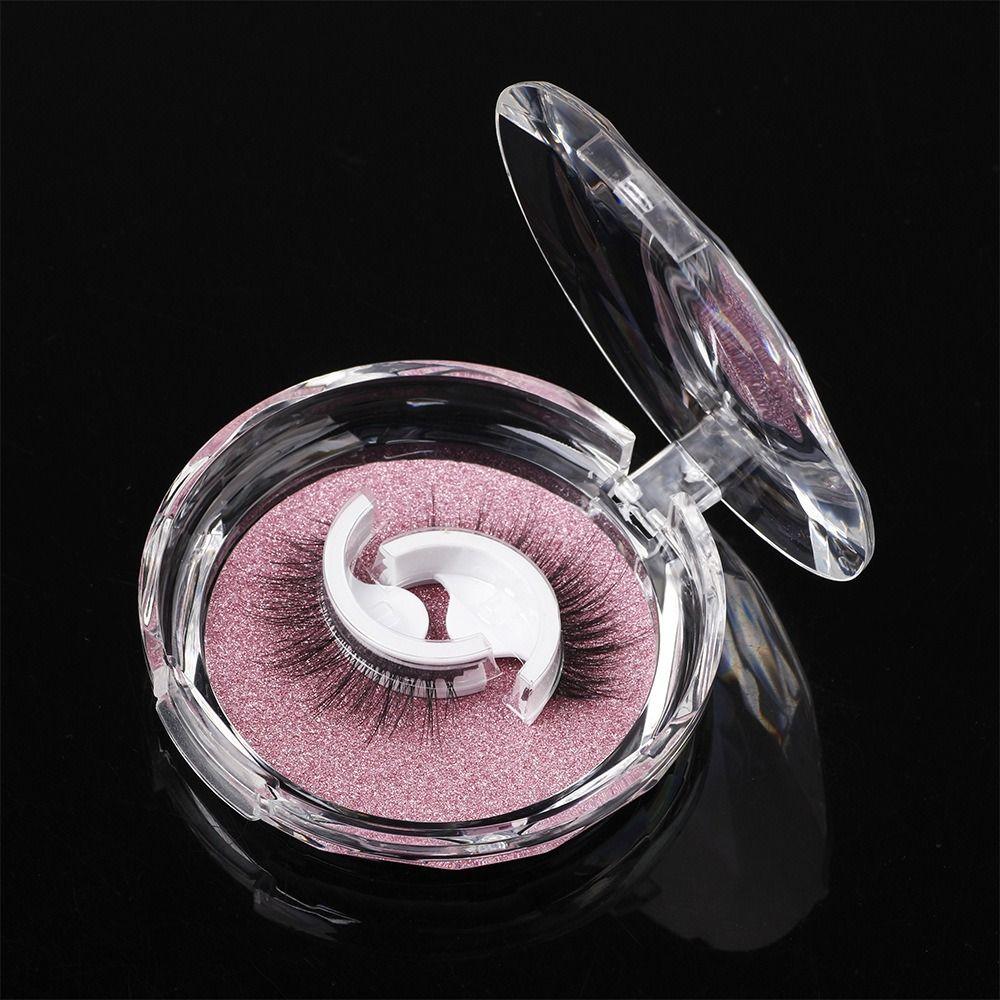 with Spare Tape Glue Free False Eyelashes Long Lasting False Eyelash Clusters  Makeup Tools
