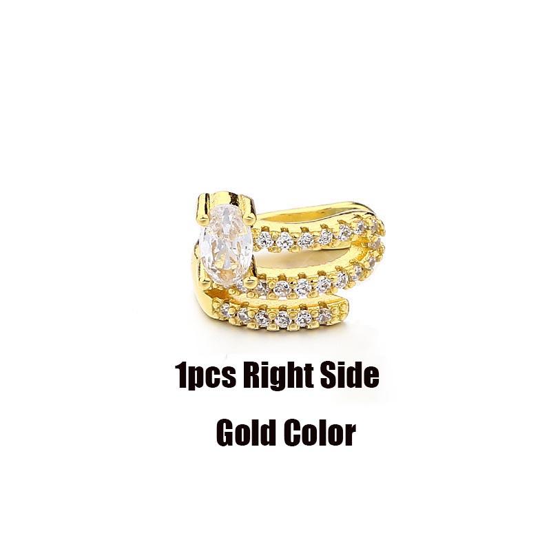 Zirconium Stone-inlaid Earbone Clip Ear Nail