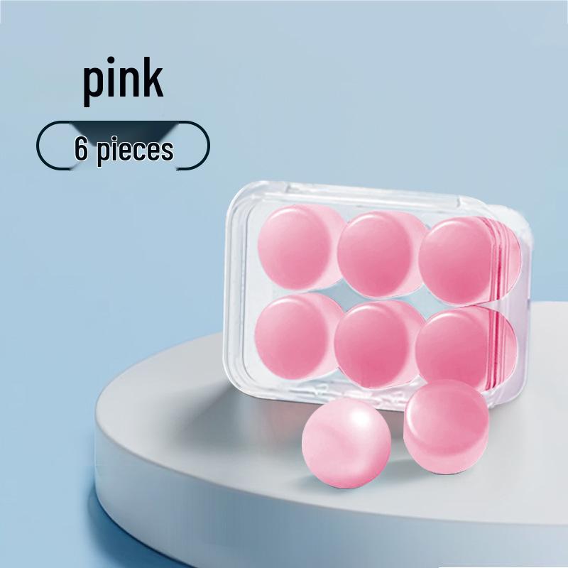 Houxin Silicone Noise-Canceling Earplugs for Sleep and Study - Portable and Silent Set
