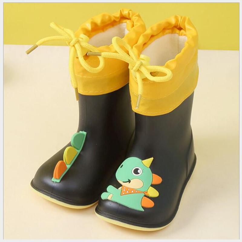 New Girl Rainboots Classic Waterproof Children Shoes Kids Rain Boots PVC Rubber Boots Kids Baby Water Shoes Boy Rain Boots Kids