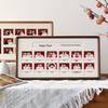 Qixi Wedding Photo Frame: Anniversary Gift and Table Display for Couples, Model G - Creative ID Photo Frame for Golden Weddings