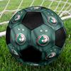 Algeria National Football Logo Size 5 Soccer Ball, Machine-Stitched PVC, Durable & High Bounce, All Ages Fit, Fan Merchandise, Matches & Outdoor Use.