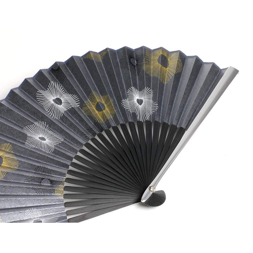 Taniguchi Shoudo Faltbarer Aluminiumrippen-Quallen-Fächer Ein einzigartiger Faltfächer mit Aluminiumrippen [Wagami Koji] Fächer, Fächer, Design,