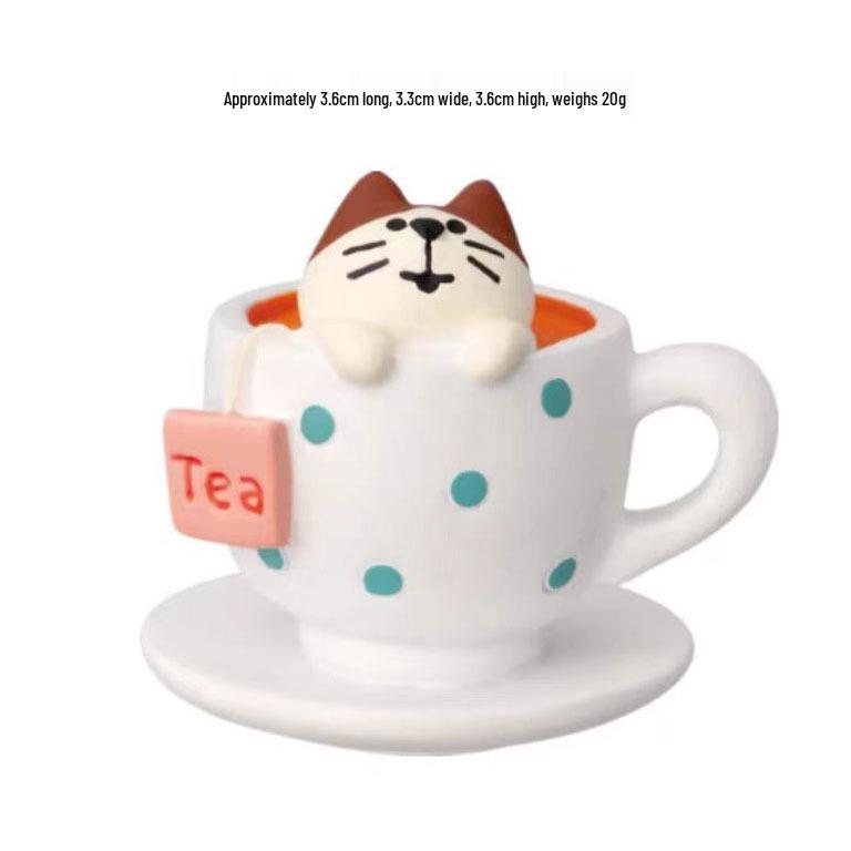 Strawberry Chocolate DIY Resin Cat Figurine - Valentine’s Day & Qixi Festival Gift/Decoration
