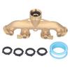 Hose Splitter 4 Way Water Tap Hose Connectors Distributor Garden Water Splitter NPT 34
