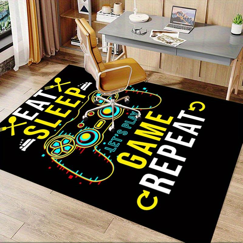 Office Carpet-Eat Sleep Game Repeat Gaming Controller Design, Sofa Rug, Chair Mat for Protectiona108