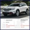 For Citroen C5 Aircross 2018      Gloss Black Outer Door Handle Cover Protective Stickers Car Accessories