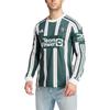 Adidas Man Utd Long Sleeve Crew Neck Jersey 23/24 Men Tops Green IA7223