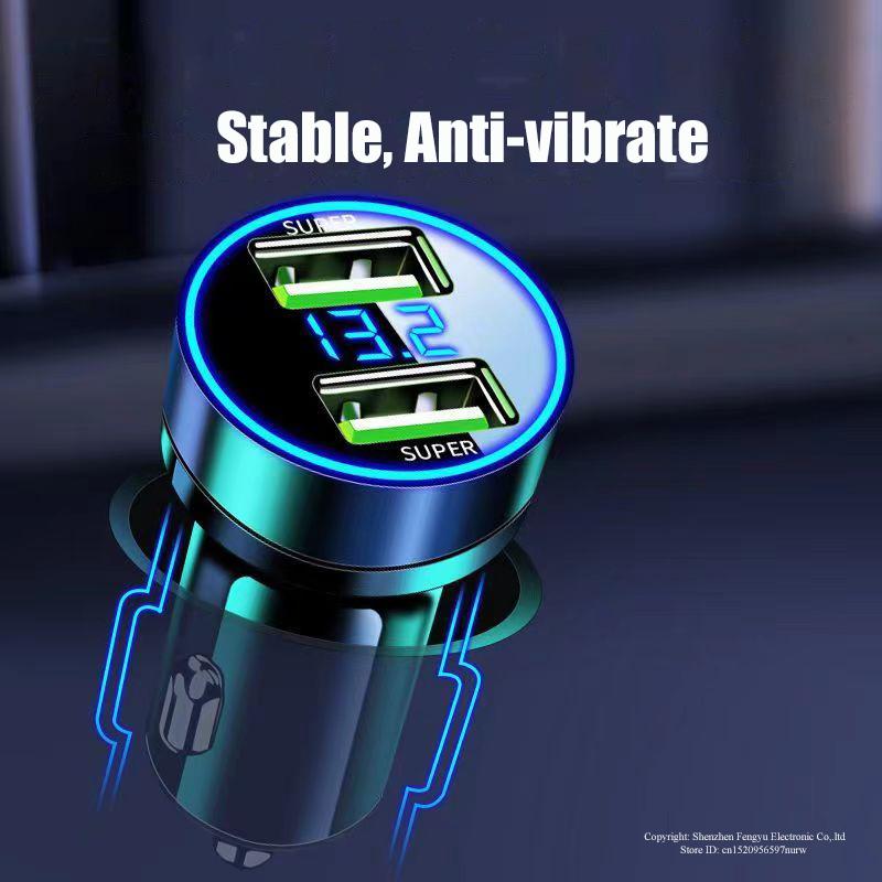 Încărcător auto Usb 12v Încărcare super rapidă cu 2 porturi 240w pentru Huawei Oneplus Oppo Iphone 14 Pro Max Plus 13 12 11 Xiaomi Samsung