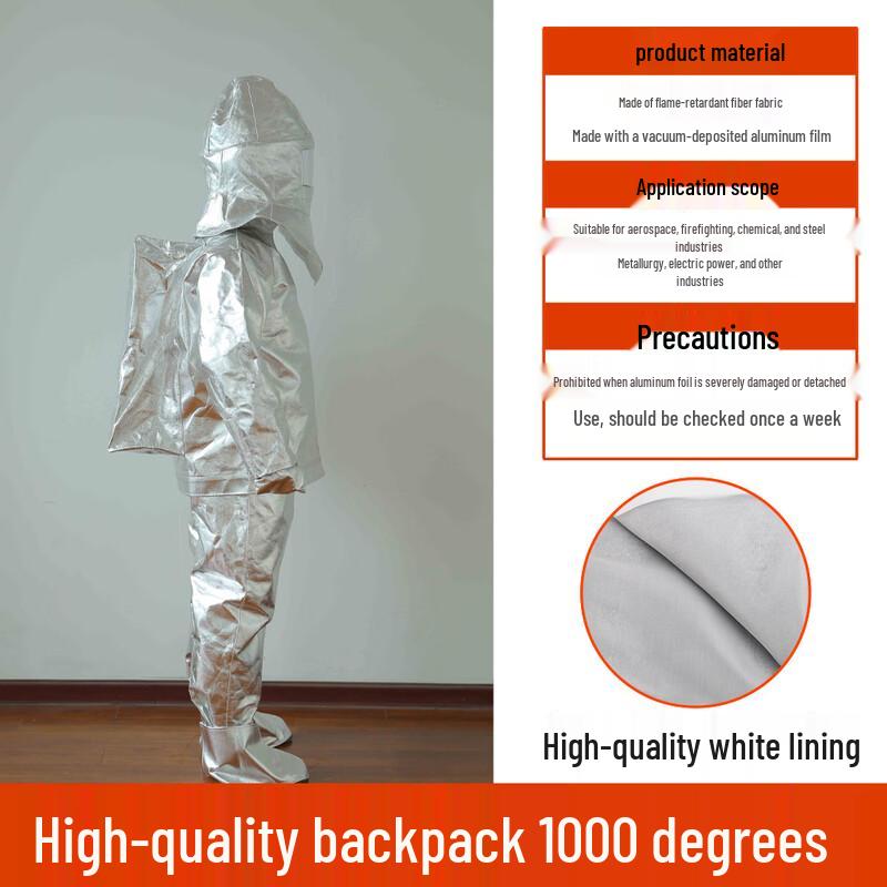 Brangdy Aluminum Foil Flame Retardant Protective Suit