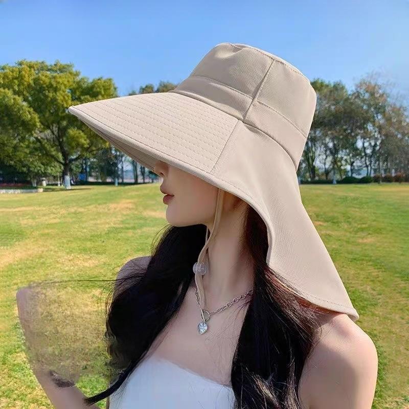 Summer Sun Protection Hat With Face Shield And Neck Cover For Women Outdoor Uv Sun Hat