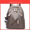 Nylon Backpack For Teens With Color Block Design And Travel Use