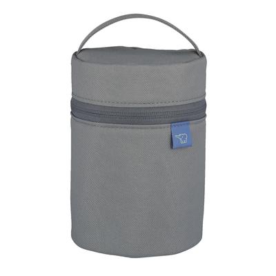 Soup Jar Pouch S (250-400ml) | Portable, Enhanced Insulation, Cutlery Pocket, Machine Washable Bento Bag, Cloud Gray SW-PC01-HM