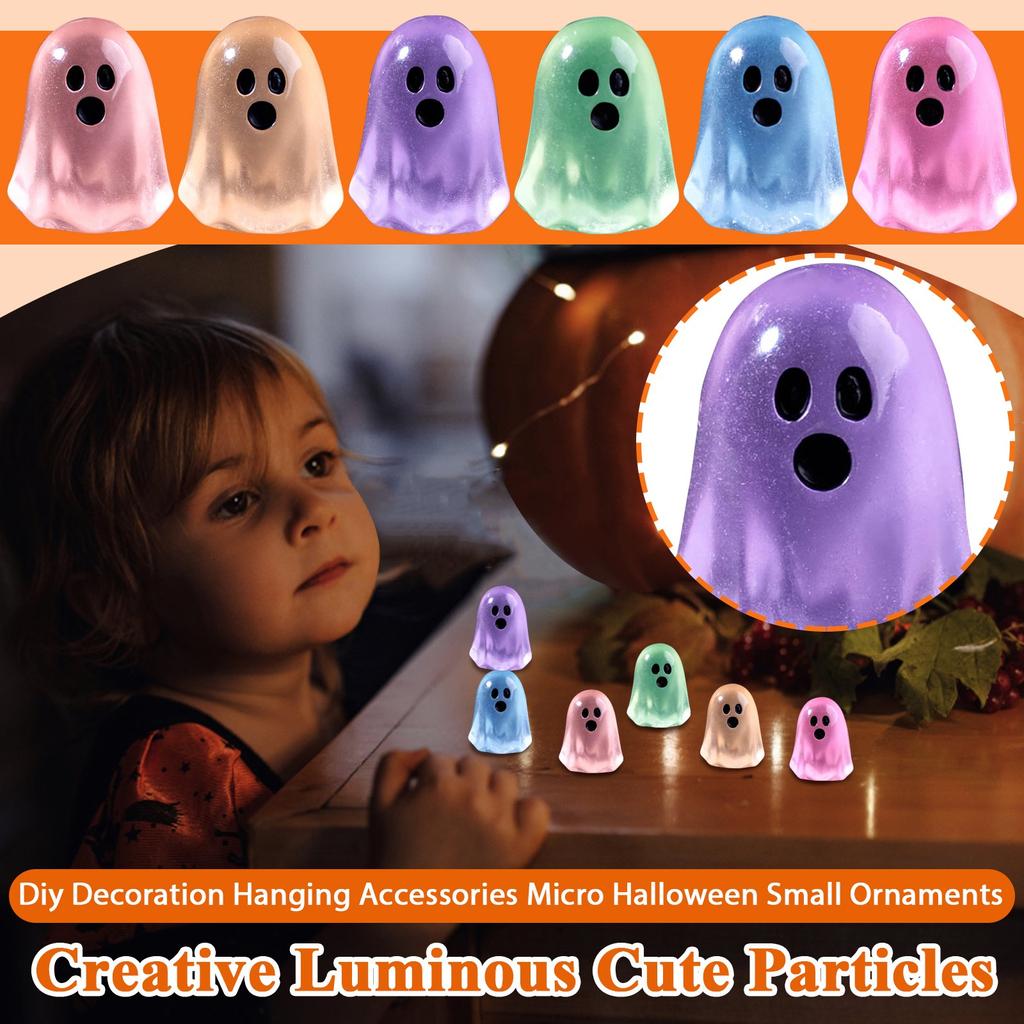 Kreativní Svítící Roztomilé Částice DIY Dekorace Závěsné Doplňky Mikro Halloween Malé Ozdoby