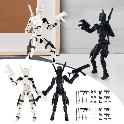 Mobile Doll Set, 3D Printed Titan Robot Mobile Doll, Posable Mobile Doll, Suitable For Collectors, Desktop Decoration