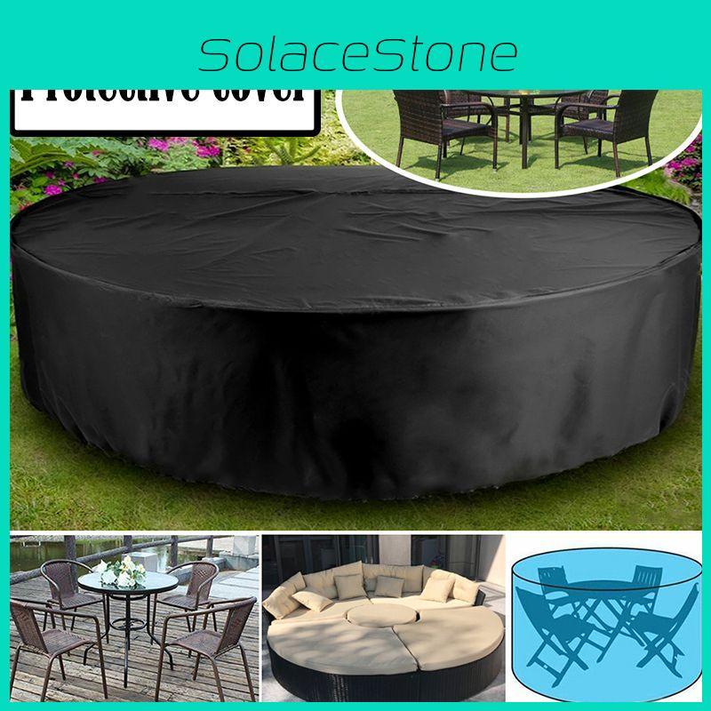 Circular Table Waterproof Cover For Patio And Garden Protection